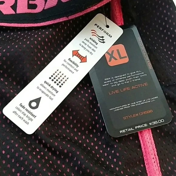 NWT RBX Live Life Activewear Shorts size XL - Picture 5 of 5